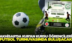 Akhisar'da Yaz Kur'an Kursu Öğrencileri Futbol Turnuvasında Buluşacak