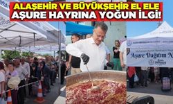 Alaşehir'de aşure hayrına yoğun ilgi!