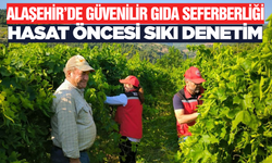 Alaşehir'de Güvenilir Gıda İçin Hasat Öncesi Sıkı Denetim: Numune Çalışmaları Sürüyor