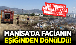 Alaşehir’de Korku Dolu Dakikalar: Ot Yangını Otogara ve Akaryakıt İstasyonuna Sıçradı!