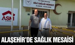 Alaşehir'de sağlık mesaisi: Müdür Zeren incelemelerde bulundu