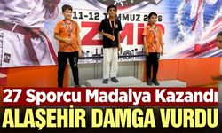 Alaşehirli genç sporcular Ege'de mücadelelere damga vurdu!