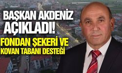 Tahsin Akdeniz duyurdu: Üreticilere destek!