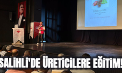 Salihli'de üreticilere 'Bitki Koruma' eğitimi!