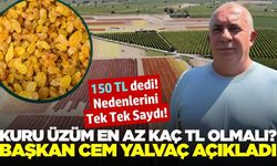 Cem Yalvaç TMO'ya seslendi: Kuru üzüm en az 150 TL olmalı