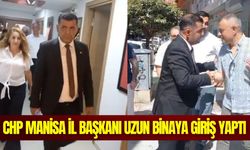 İl Başkanı Engin Uzun binaya giriş yaptı