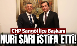 CHP Sarıgöl İlçe Başkanı Nuri Sarı istifa etti!