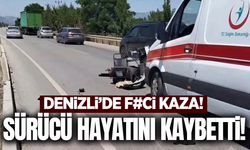 Denizli'de SUV araçla elektrikli bisiklet çarpıştı: 1 ölü