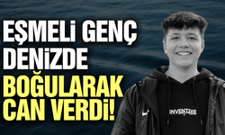 Eşmeli genç serinlemek için girdiği denizde can verdi!