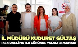 İl Müdürü Gültaş genç çiftin mutluluğuna ortak oldu