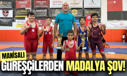 İller arası güreş turnuvasında Manisa rüzgarı!