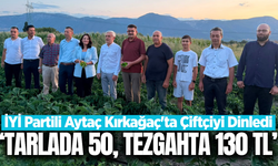 İYİ Partili Gözde Aytaç; "Tarım Borcu 1,5 Trilyon Liraya Dayandı"