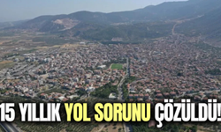 Kırkağaç'ta 15 yıllık yol sorun çözüme kavuştu!