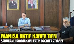Muhabir Serkan Özcan’dan Saruhanlı Kaymakamı Fatih Özcan’a "Hayırlı Olsun" Ziyareti
