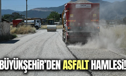 Manisa'da asfalt çalışmaları sürüyor!