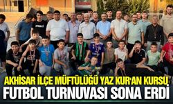 Manisa'da kupa heyecanı: Yaz Kur’an Kursu futbol turnuvası sona erdi