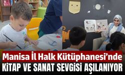 Manisa İl Halk Kütüphanesi'nde çocuklara yönelik etkinlikler devam ediyor