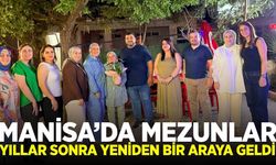 Manisa'da 28 yıl sonra yeniden buluştular