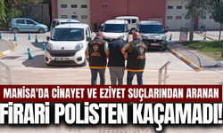 Manisa'da 17 yıl hapis cezası bulunan firari hükümlü yakalandı