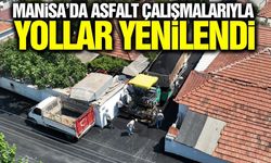 Manisa'da modern yol çalışmaları devam ediyor