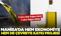 Manisa'da Atık Yağını Getirene 1 Litre Sıvı Yağ Hediye