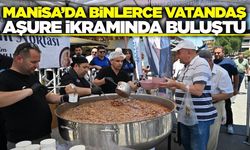 Manisa pazarları'nda 2 bin kişilik aşure ikramı