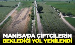 Manisa'da çiftçilerin yol konforunu artıracak çalışma tamamlandı