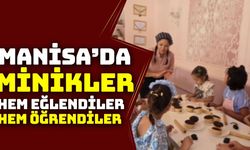 Manisa'da minikler "Kek Atölyesinde" buluştu