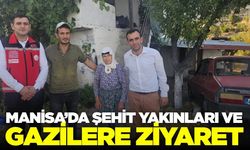 Selendi’de şehit yakınları ve gazilere ziyaret