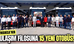 Manisa'da toplu taşıma filosuna 15 yeni otobüs eklendi!