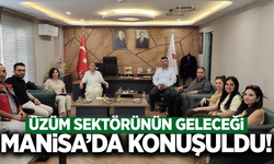 Üzüm sektörünün geleceği Manisa'da masaya yatırıldı!