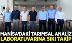 Karayılan'dan Manisa Tarımsal Analiz Laboratuvarı'na ziyaret