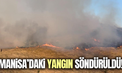 Manisa’da yeniden alevlenen yangından güzel haber!
