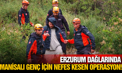 Manisalı Genç Erzurum’da Dağda Mahsur Kaldı