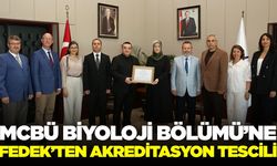 MCBÜ Biyoloji bölümü kalitesini FEDEK ile belgeledi