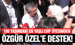 Özgür Özel, 100 yaşındaki asırlık çınar Müzeyyen Kılıç ile buluştu