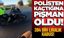Polisten Kaçan Motosikletliye Rekor Ceza: O Anlar Kask Kamerasında!