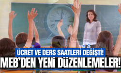 Resmi Gazete'de yayımlandı! MEB'den ücret düzenlemesi!