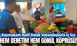 Sarıgöl Kaymakamı Halil Dalak vatandaşlarla iç içe!