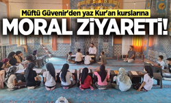 Sarıgöl Müftüsü Güvenir'den Yaz Kur'an kurslarına ziyaret