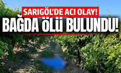Sarıgöl'de bir kişi üzüm bağında ölü bulundu!