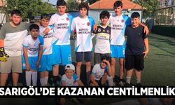 Sarıgöl'de dostluk ve spor bir arada!