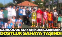 Sarıgöl'de öğrenciler halı saha turnuvasında buluştu