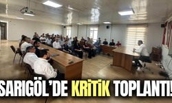 Sarıgöl’de orman yangınlarına karşı tedbirler masaya yatırıldı