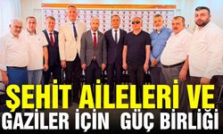 Manisa'da şehit aileleri ve gaziler için iş birliği