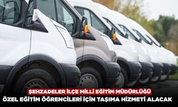 Şehzadeler İlçe Milli Eğitim Müdürlüğü Öğrenci Taşıma Hizmeti Alacak