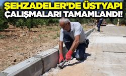 Şehzadeler’de yol ve kaldırım çalışmaları tamamlandı