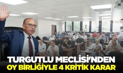 Turgutlu'da tüm maddeler oy birliğiyle kabul edildi