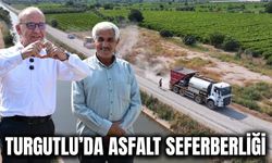 Turgutlu'da asfalt mesaisi sürüyor!