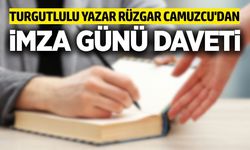 Turgutlulu yazar’dan imza günü buluşması